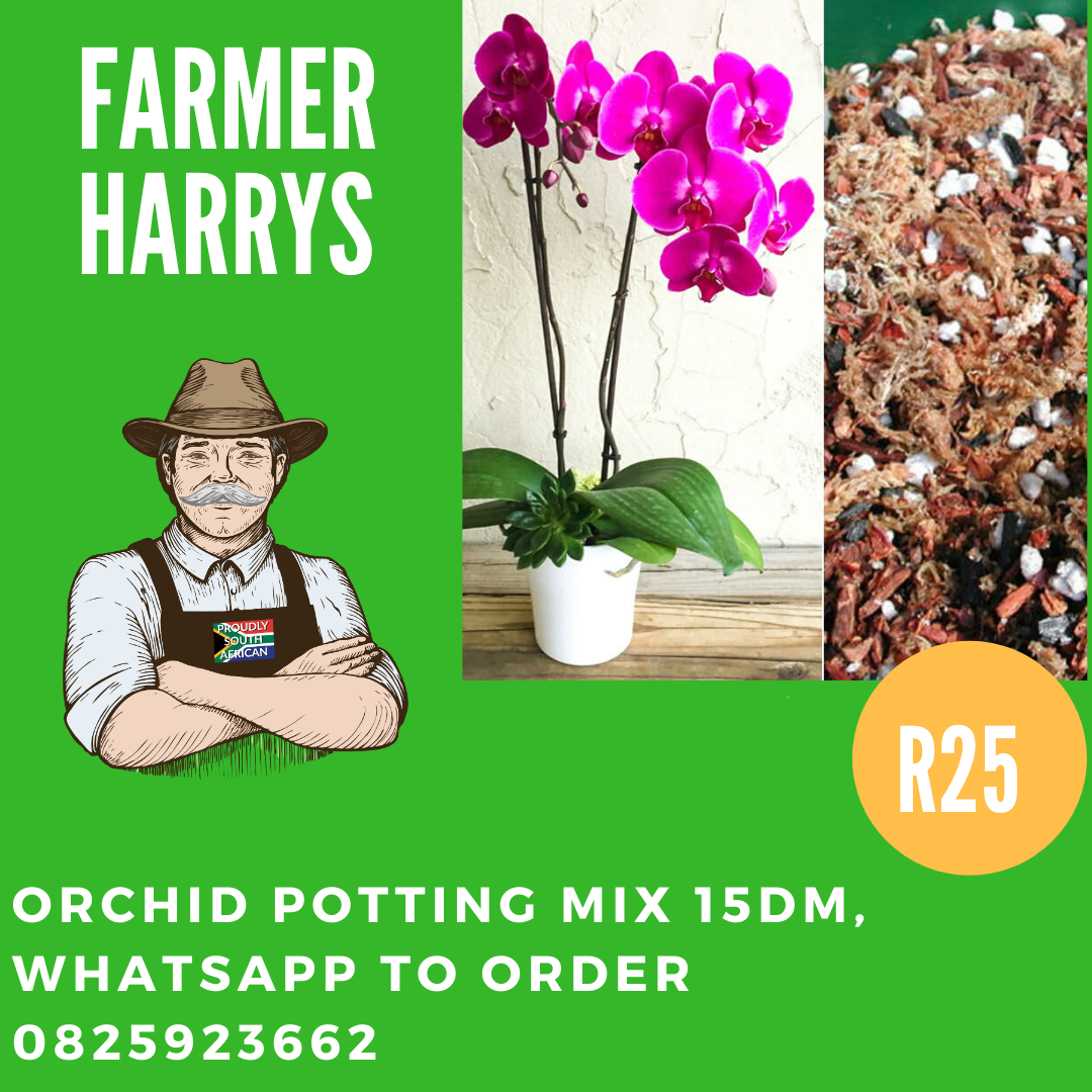 Compost 30dm , Potting Soil 30dm , Mulch 30dm &amp; Orchid Mix 15dm 