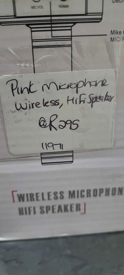 Pink Microphone wireless, Hifi Speaker