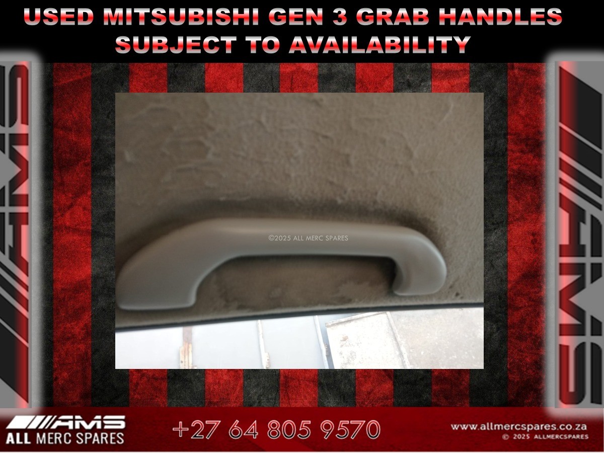 USED MITSUBISHI GEN 3 GRAB HANDLES SUBJECT TO AVAILABILITY - Private Seller USED MITSUBISHI GEN 3 GRAB HANDLES SUBJECT TO AVAILABILITY - Private Seller