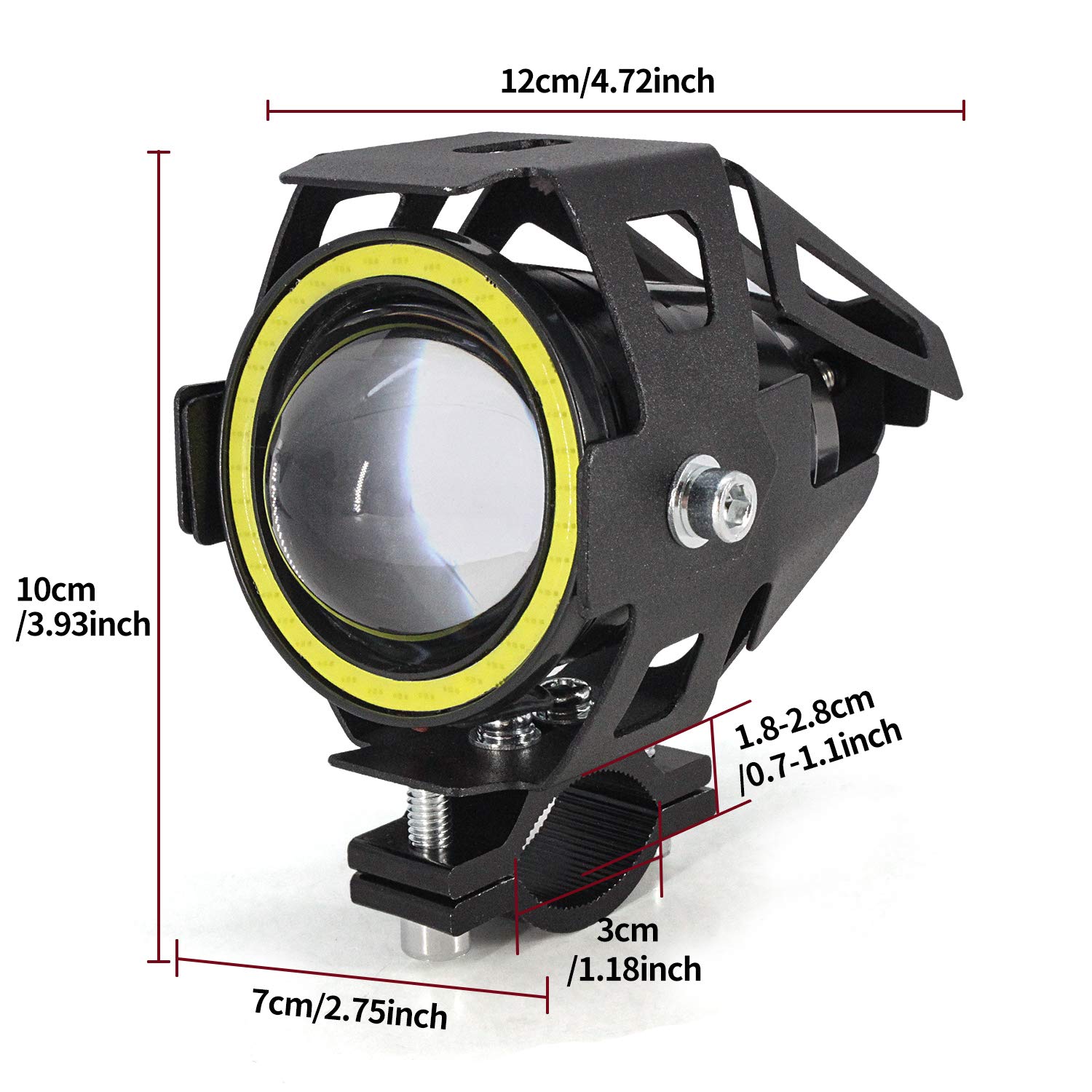 LED Angel Eye Spotlights, Devil Eye Universal Auxiliary Halo Ring Spotlights​. Brand New Products.