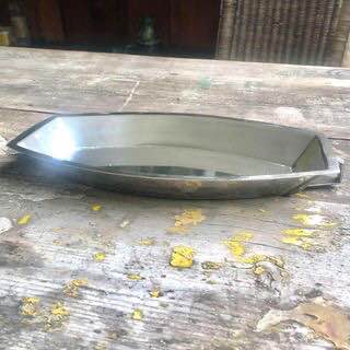 A beautiful Vintage Silver plated oval bread or serving tray