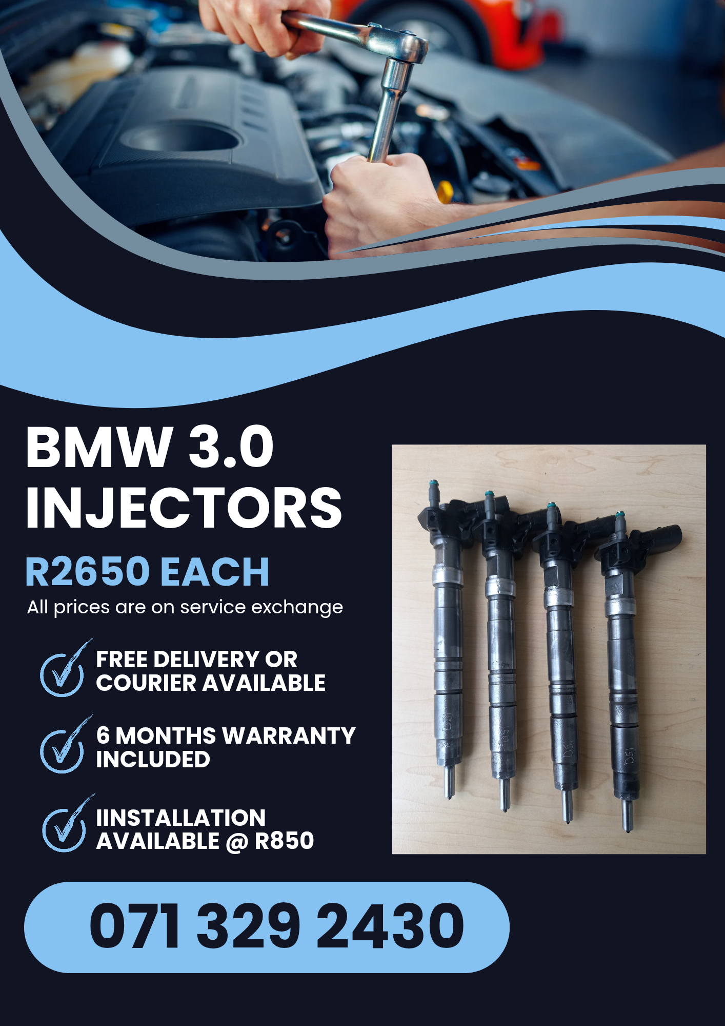 BMW 3.0 INJECTORS FOR SALE WITH WARRANTY INCLUDED - Private Seller BMW 3.0 INJECTORS FOR SALE WITH WARRANTY INCLUDED - Private Seller