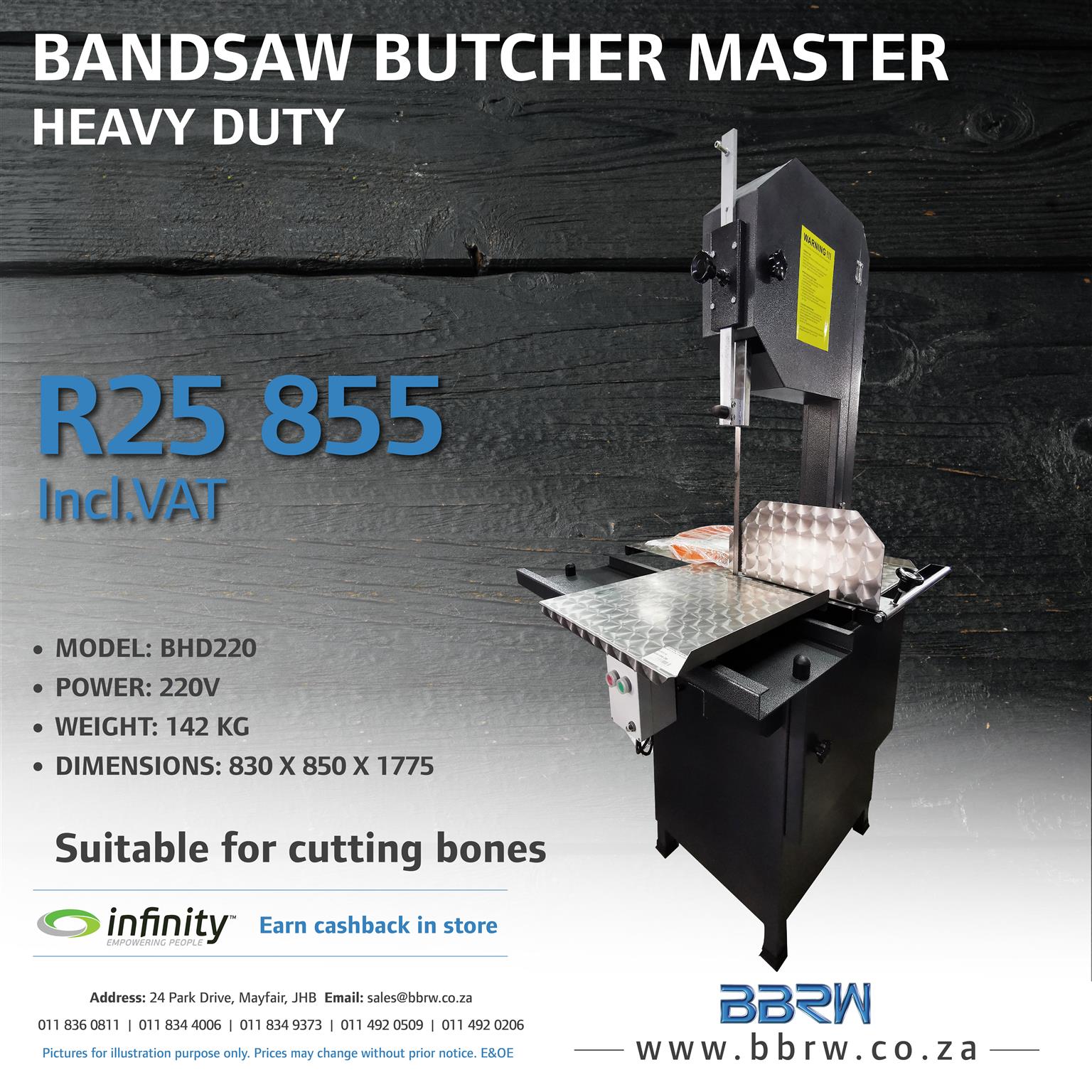 BBRW SPECIAL - Butcher Master Bandsaw