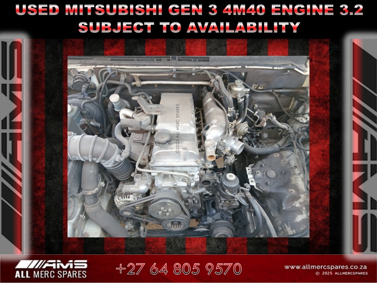 ️ USED MITSUBISHI 4M40 3.2L ENGINE – RELIABLE POWER - Private Seller