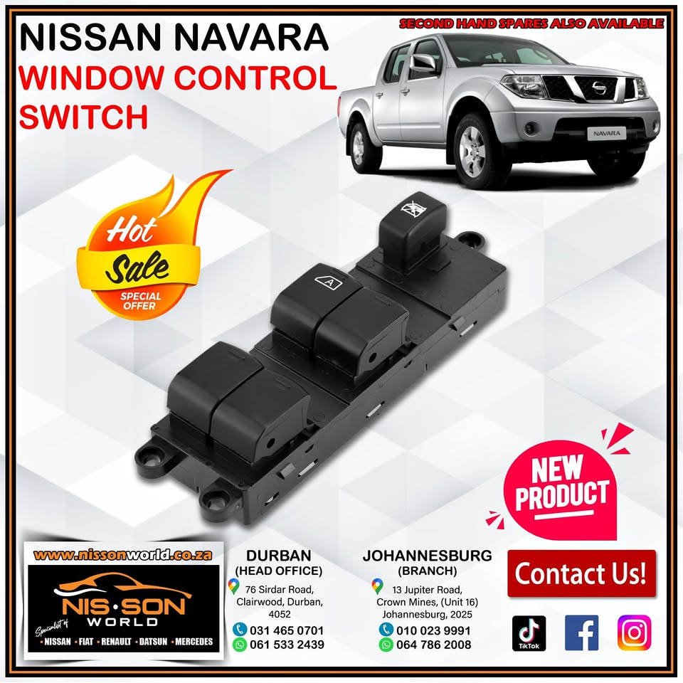 Nissan Navara Window Control Switch - Private Seller Nissan Navara Window Control Switch - Private Seller