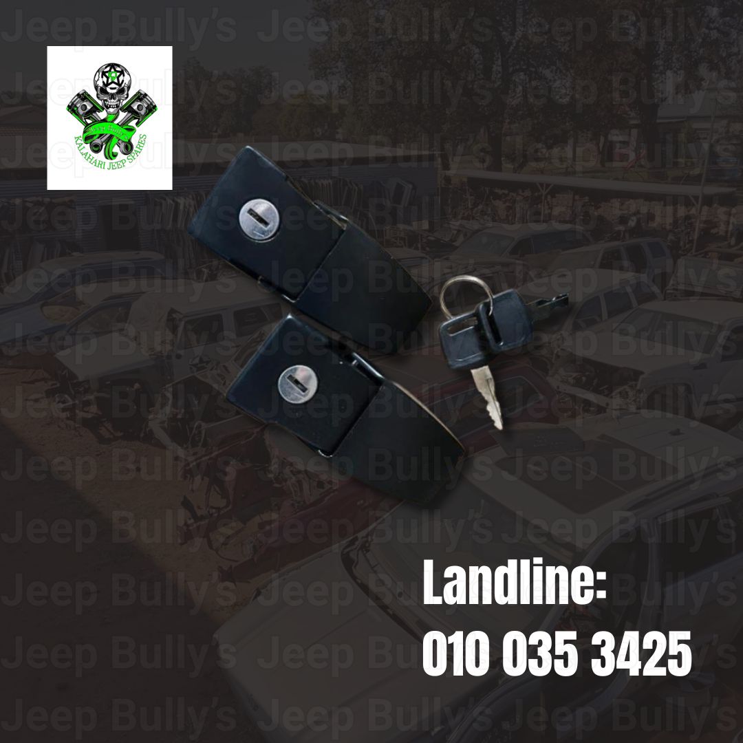 Brand New Jeep Wrangler Keylock Bonnet Latches