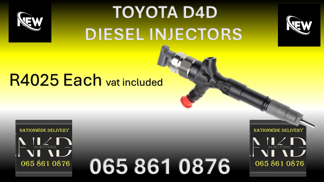 NEW DIESEL INJECTORS FOR SALE FOR TOYOTA D4D - Private Seller NEW DIESEL INJECTORS FOR SALE FOR TOYOTA D4D - Private Seller