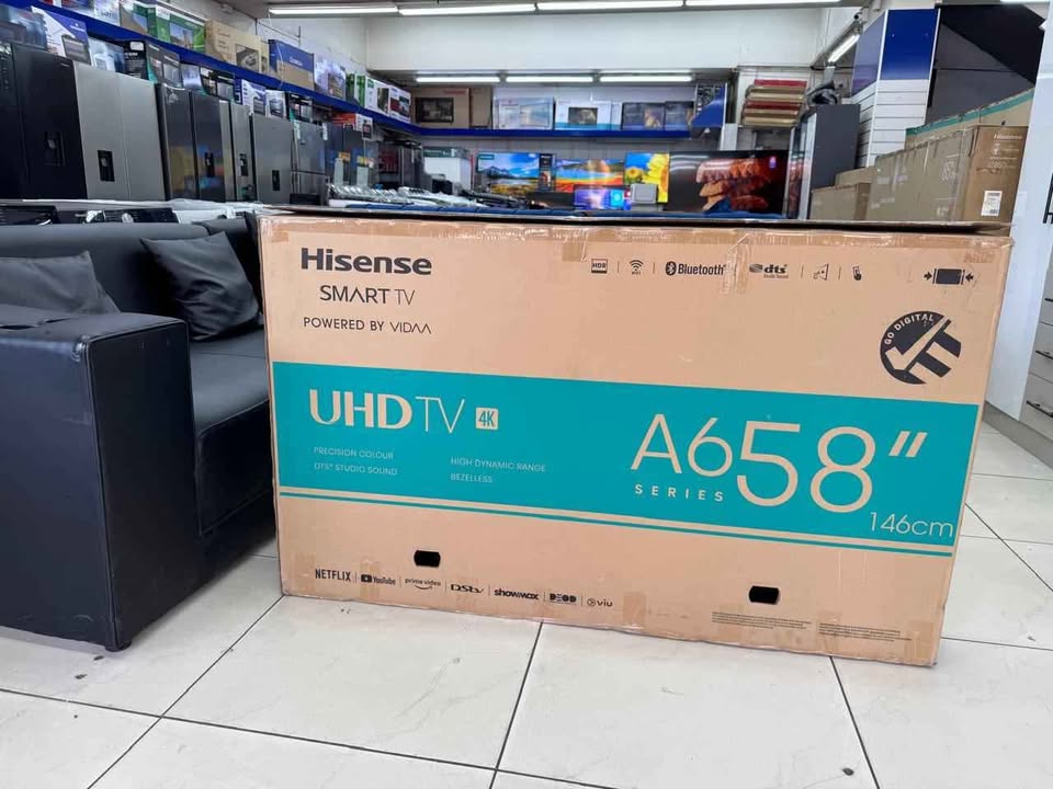Brand new Hisense 58 inch smart 4k ultrs hd TV is on special