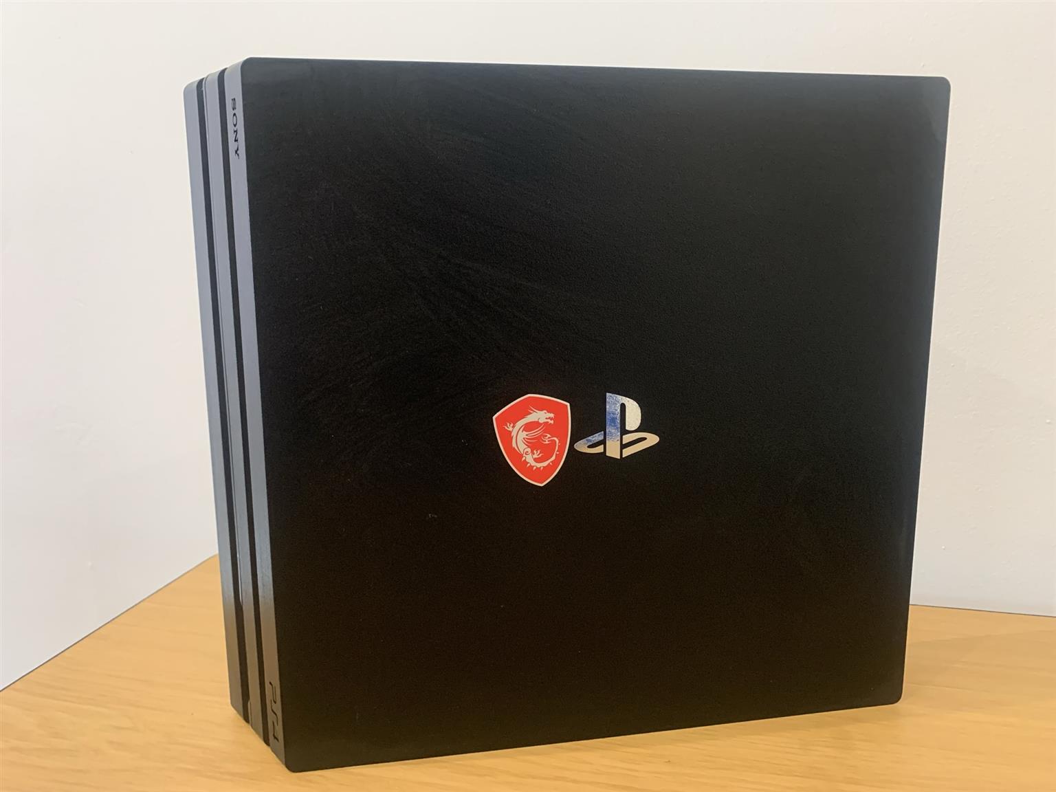 Sony Ps4 Pro 1tb Black With X1 Black Controller Required Cables Junk Mail