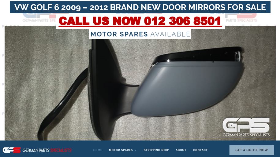VW GOLF 6 2009 – 2012 BRAND NEW DOOR MIRRORS FOR SALE - Private Seller VW GOLF 6 2009 – 2012 BRAND NEW DOOR MIRRORS FOR SALE - Private Seller