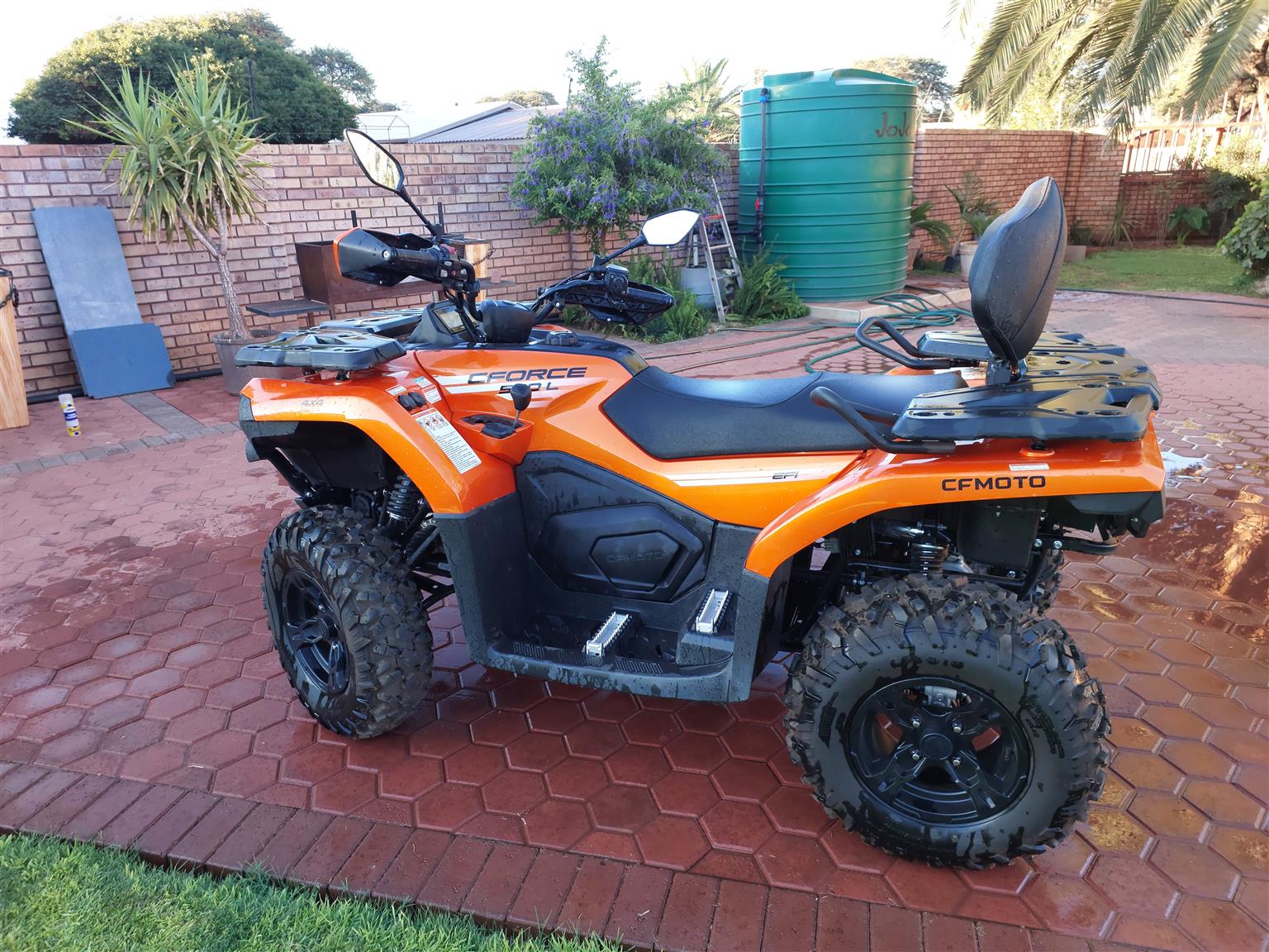 Quad including trailer