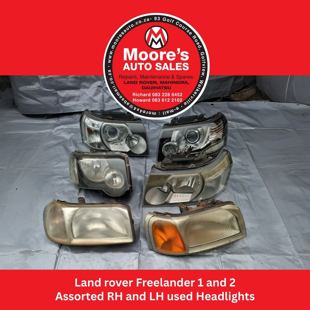 Land rover Freelander 1 and 2 Assorted RH and LH used Headlights - Private Seller Land rover Freelander 1 and 2 Assorted RH and LH used Headlights - Private Seller