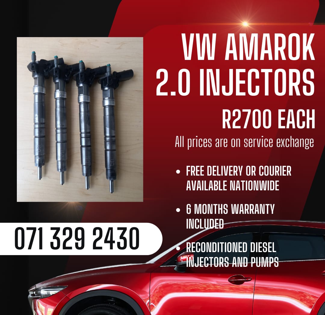VW AMAROK 2.0 INJECTORS FOR SALE WITH WARRANTY INCLUDED - Private Seller VW AMAROK 2.0 INJECTORS FOR SALE WITH WARRANTY INCLUDED - Private Seller