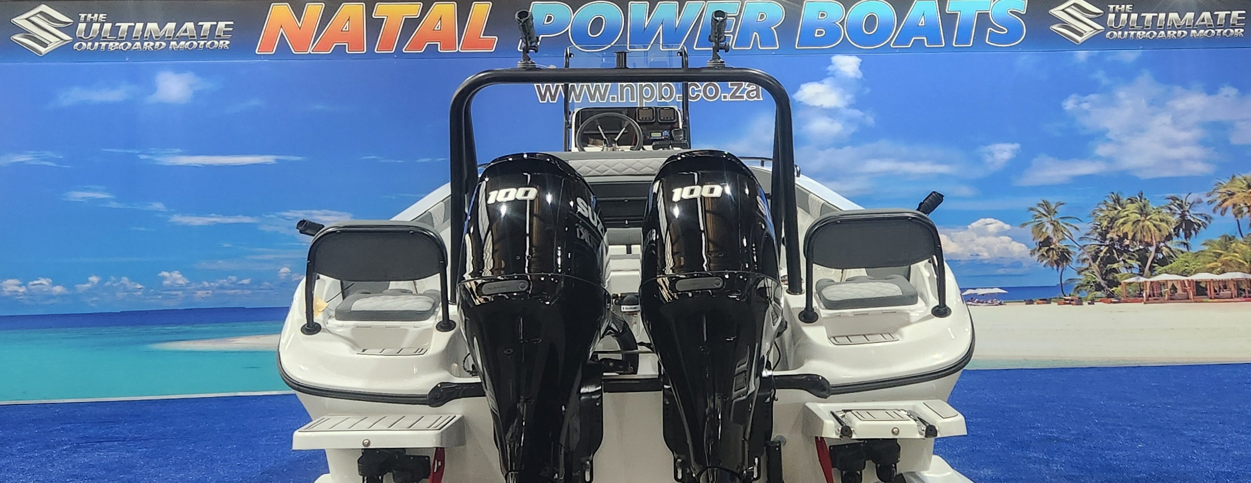 TARPON 190 ON TRAILER 2 X 100 HP SUZUKI 4 STROKES
