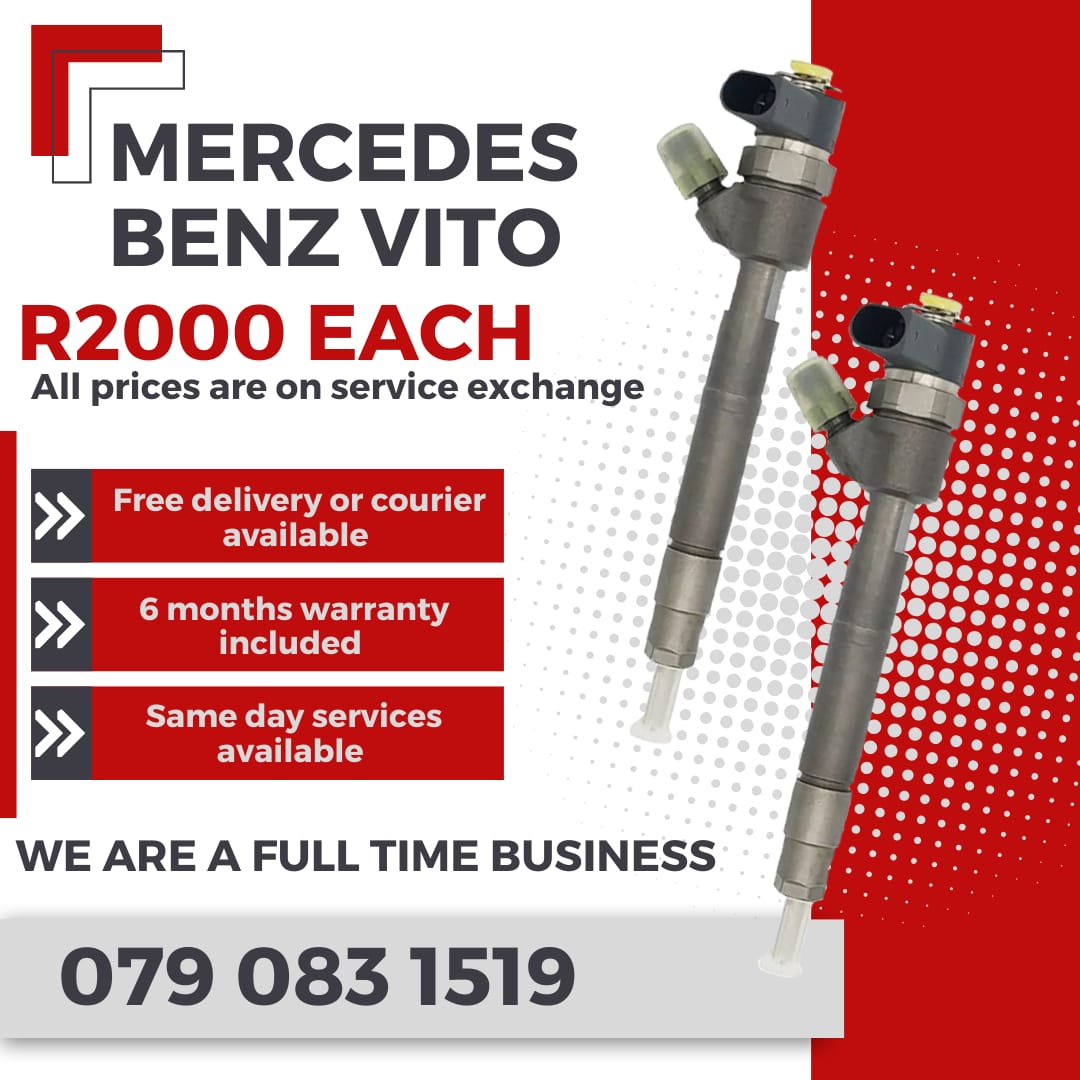 MERCEDES BENZ VITO INJECTORS FOR SALE WITH WARRANTY - Private Seller MERCEDES BENZ VITO INJECTORS FOR SALE WITH WARRANTY - Private Seller