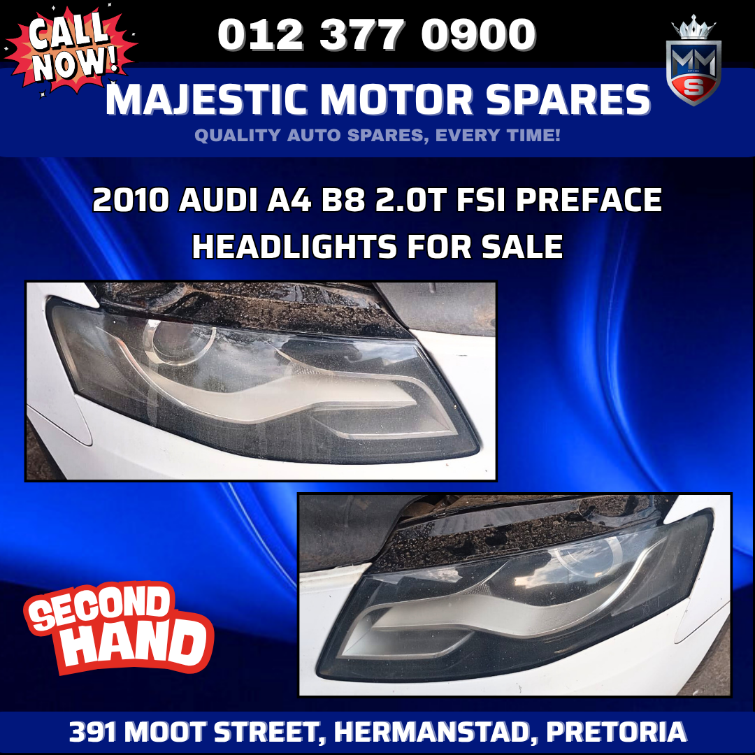 2010 Audi A4 B8 2.0T FSI Preface Headlights for Sale - Private Seller 2010 Audi A4 B8 2.0T FSI Preface Headlights for Sale - Private Seller
