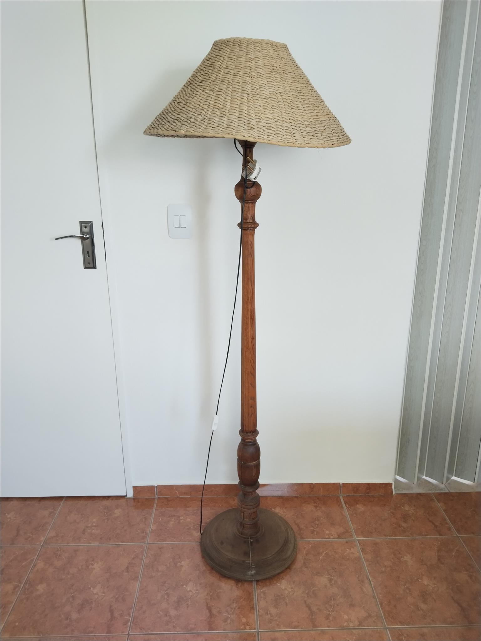 Large Wooden Floor Lamp Large Wooden Floor Lamp