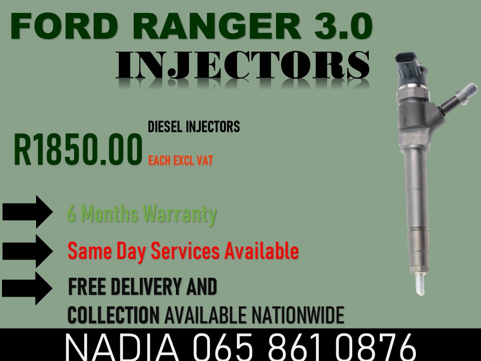 FORD RANGER 3.0 DIESEL INJECTORS FOR SALE OR TO RECON WITH WARRANTY - Private Seller FORD RANGER 3.0 DIESEL INJECTORS FOR SALE OR TO RECON WITH WARRANTY - Private Seller