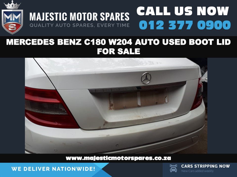 Merc Mercedes Benz C180 boot lid for sale used Merc Mercedes Benz C180 boot lid for sale used
