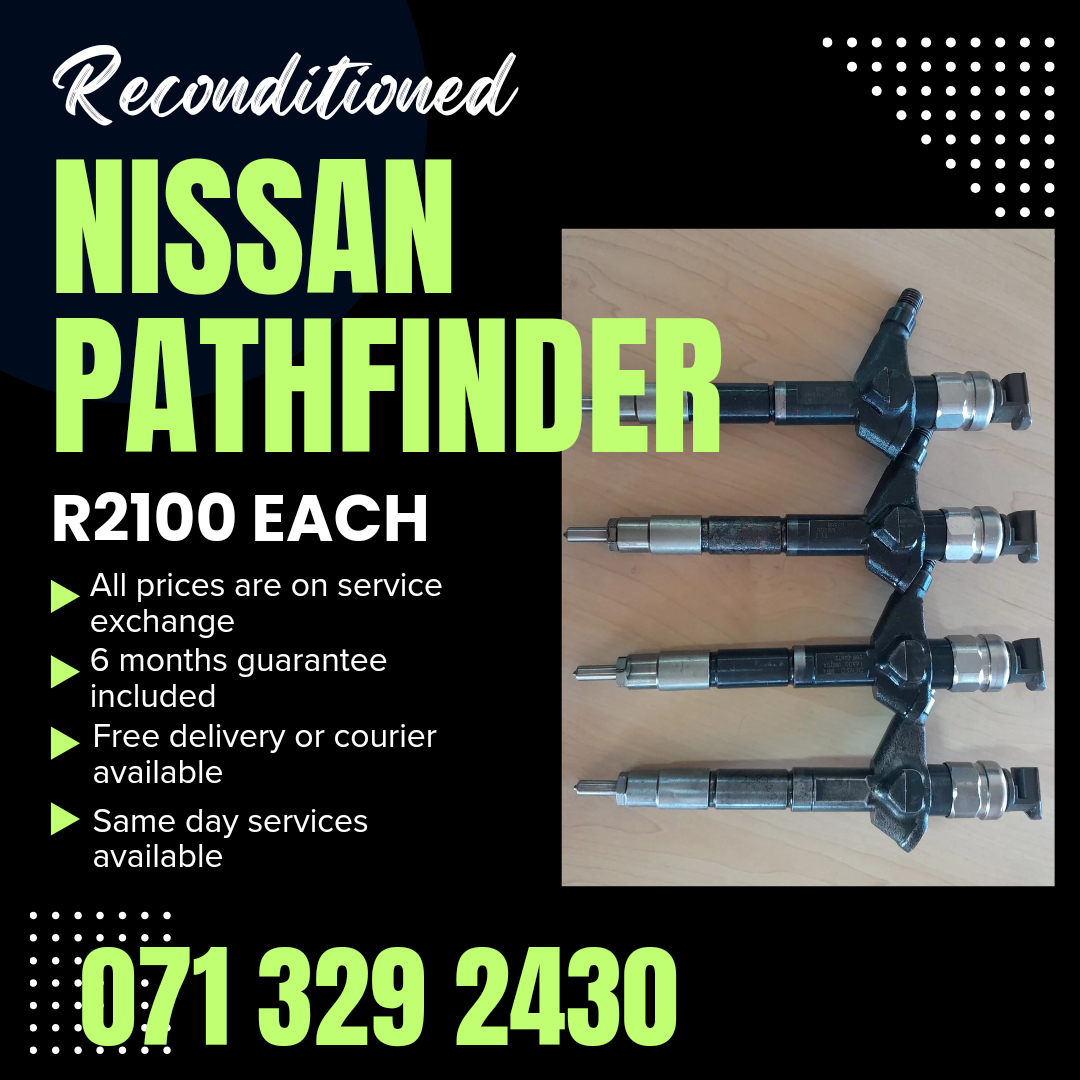 NISSAN PATHFINDER INJECTORS FOR SALE WITH WARRANTY - Private Seller NISSAN PATHFINDER INJECTORS FOR SALE WITH WARRANTY - Private Seller