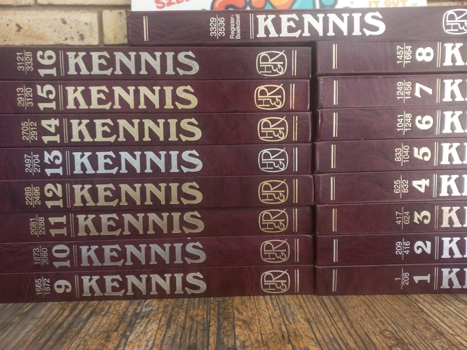 "Kennis" ensiklopedie Vir die versamelaar, afrikaans gesinne of as vintage dekor