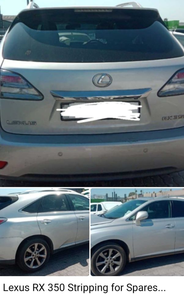 Lexus RX350 Stripping for Spares... - Private Seller Lexus RX350 Stripping for Spares... - Private Seller