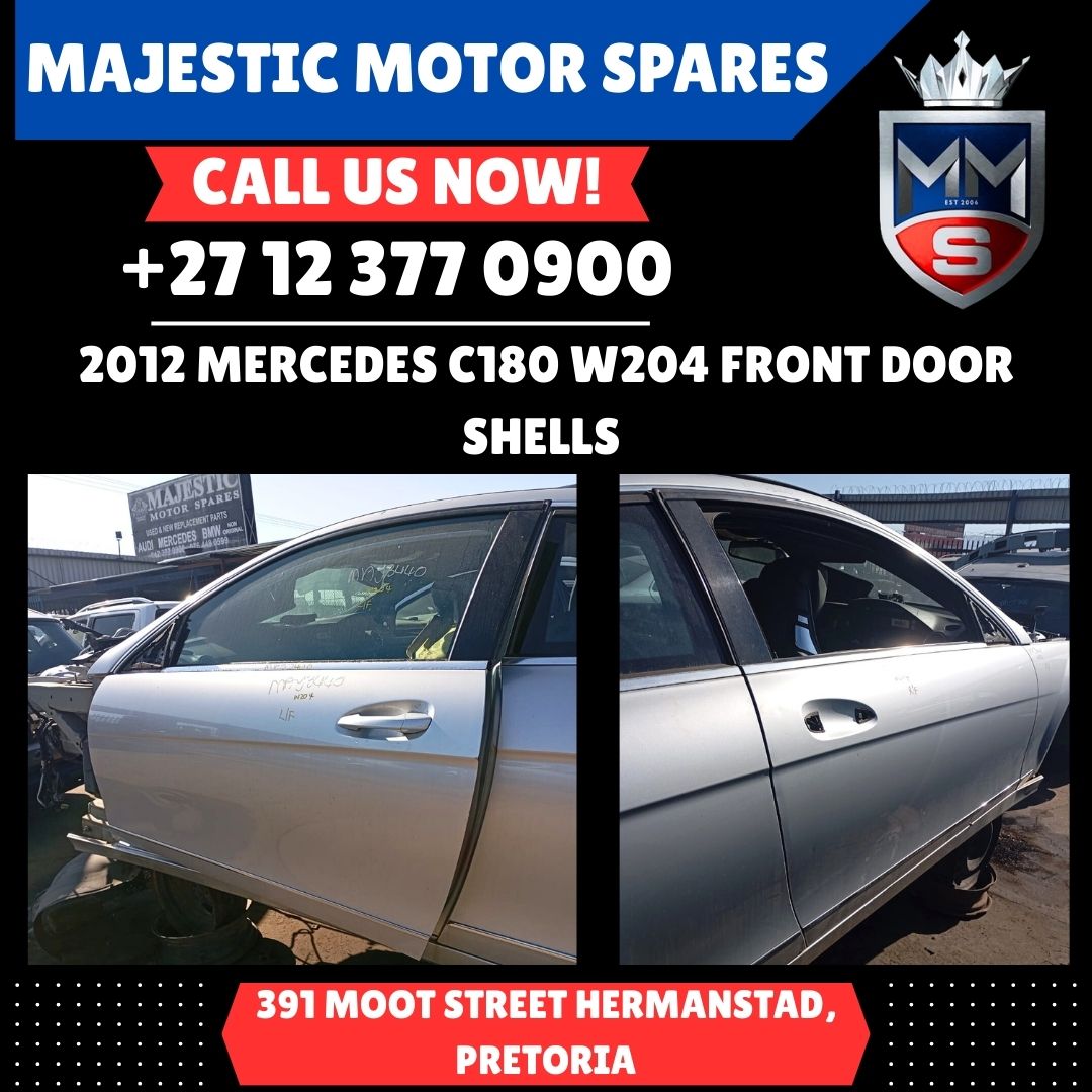 2012 Mercedes-Benz C180 W204 Front door shells for Sale - Used! - Private Seller 2012 Mercedes-Benz C180 W204 Front door shells for Sale - Used! - Private Seller