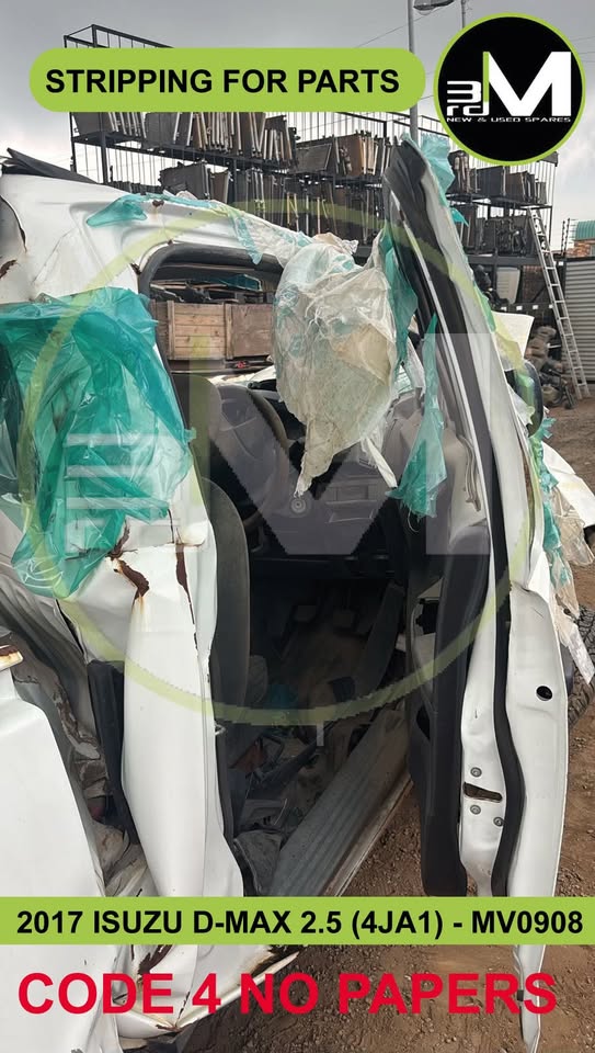 2017 ISUZU D-MAX 2.5 (4JA1) STRIPPING FOR PARTS - MV0908 - Private Seller 2017 ISUZU D-MAX 2.5 (4JA1) STRIPPING FOR PARTS - MV0908 - Private Seller