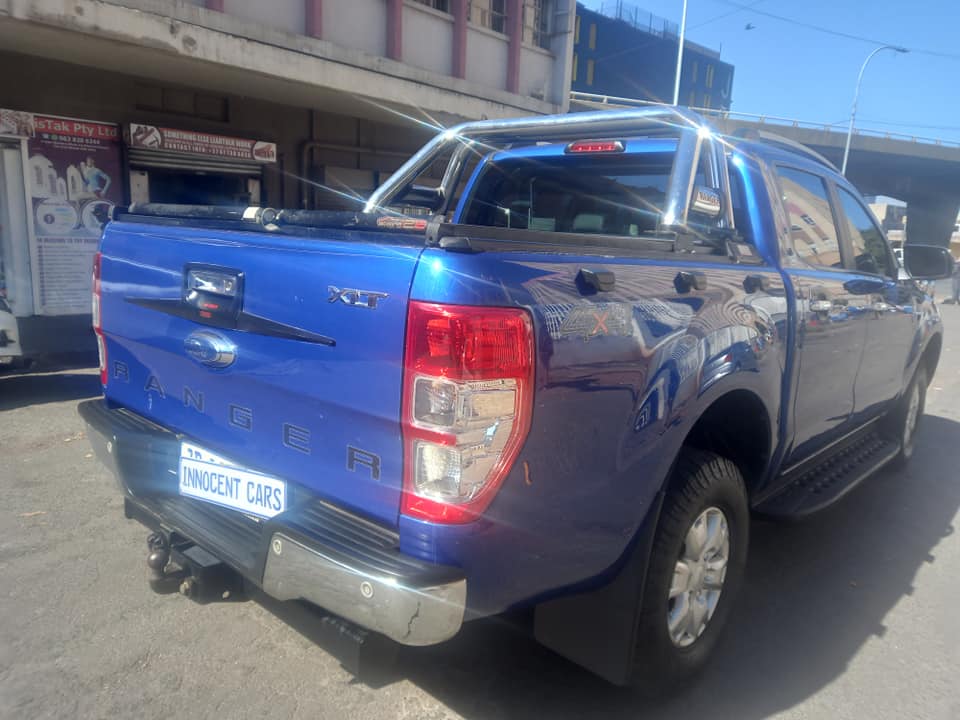 2016 FORD RANGER XLT 3.2 TDCI DIESEL, AUTOMATIC 4X4 DOUBLE CAB, BLUE COLOR, MILEAGE 83000KM