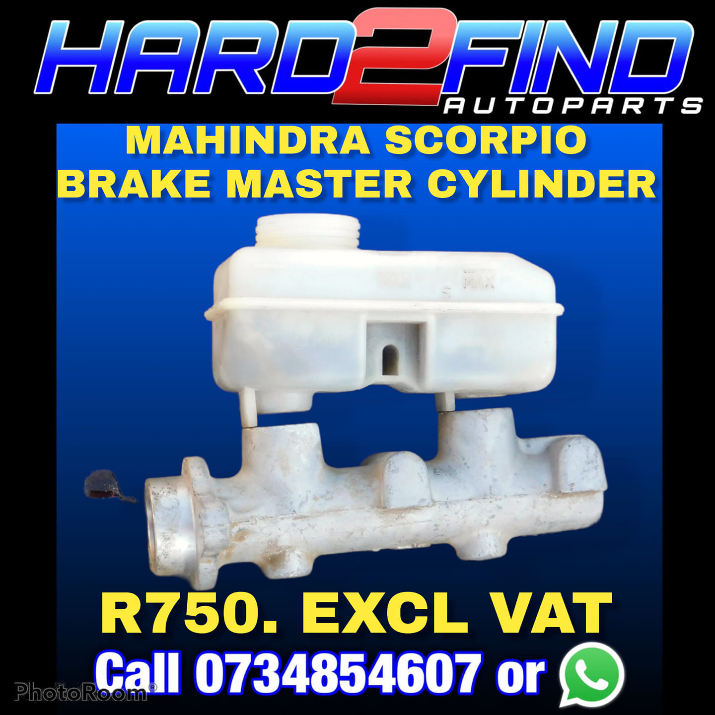 MAHINDRA SCORPIO BRAKE MASTER CYLINDER EXCL VAT. - Private Seller