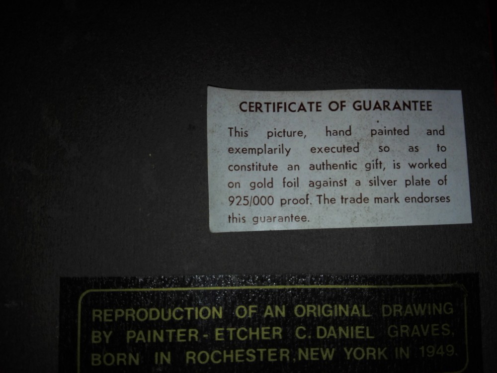 GOLD LEAF/SILVER WALL FRAMES