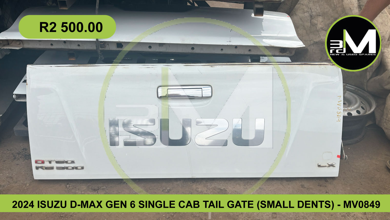 Used 2024 ISUZU D-MAX GEN 6 SIGNLE CAB TAILGATE (SMALL DENTS
