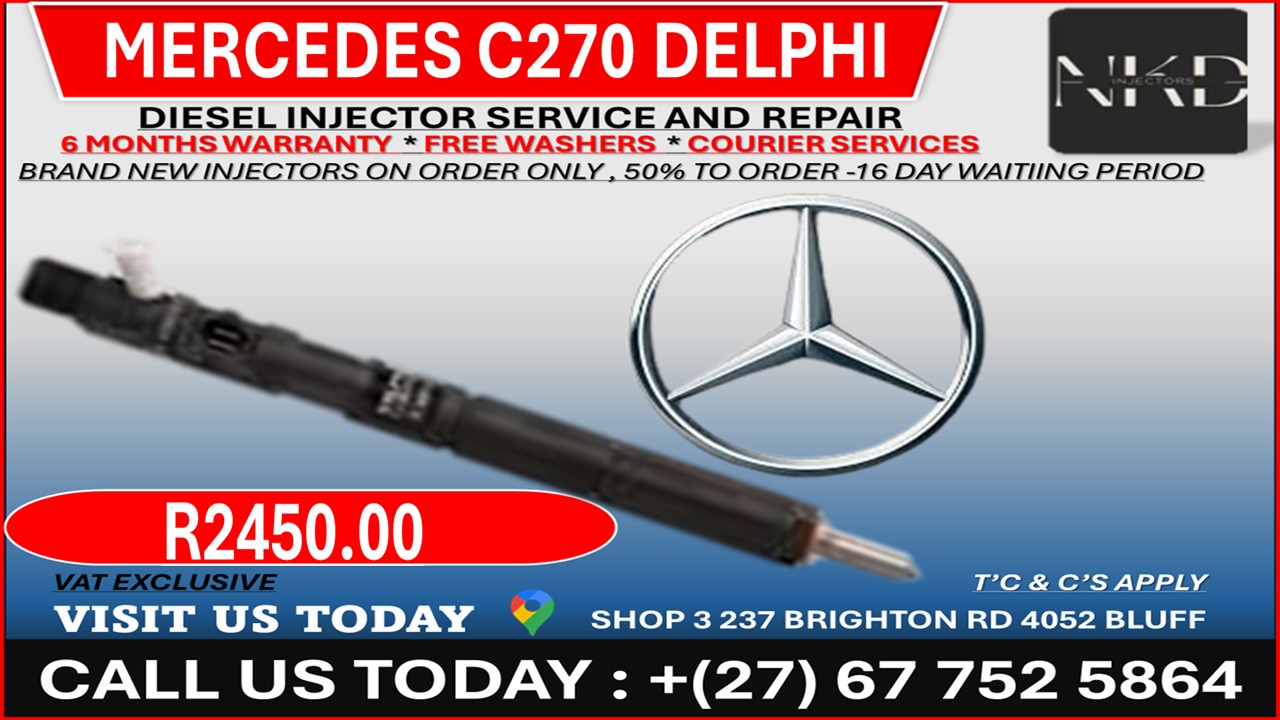 Mercedes C270 Delphi Diesel Injectors on Recondition - Private Seller Mercedes C270 Delphi Diesel Injectors on Recondition - Private Seller