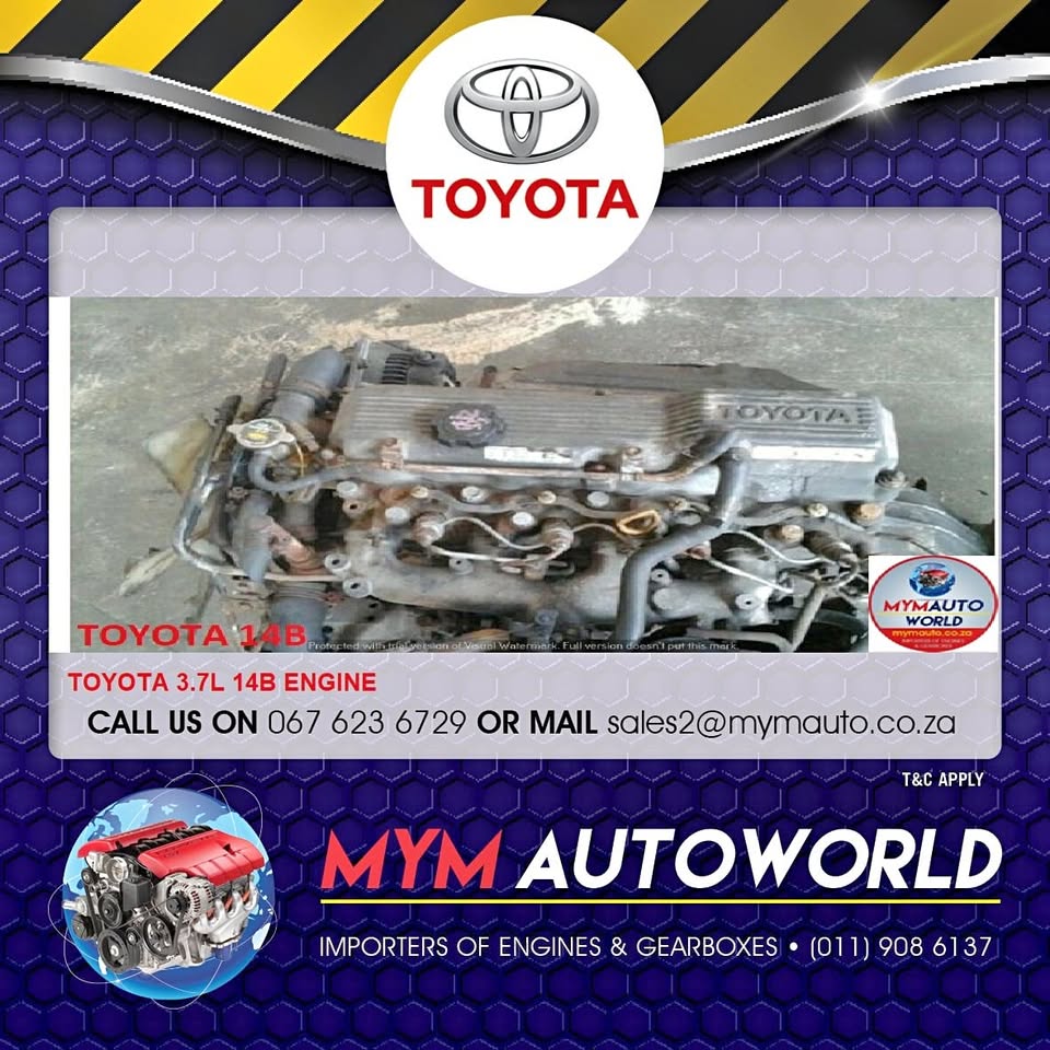 TOYOTA DYNA 3.7L 14B ENGINE - Private Seller TOYOTA DYNA 3.7L 14B ENGINE - Private Seller