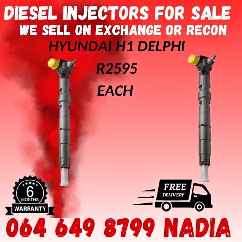 HYUNDAI H1 DELPHI DIESEL INJECTORS FOR SALE OR TO REFURBISH YOUR OWN WITH WARRANTY - Private Seller