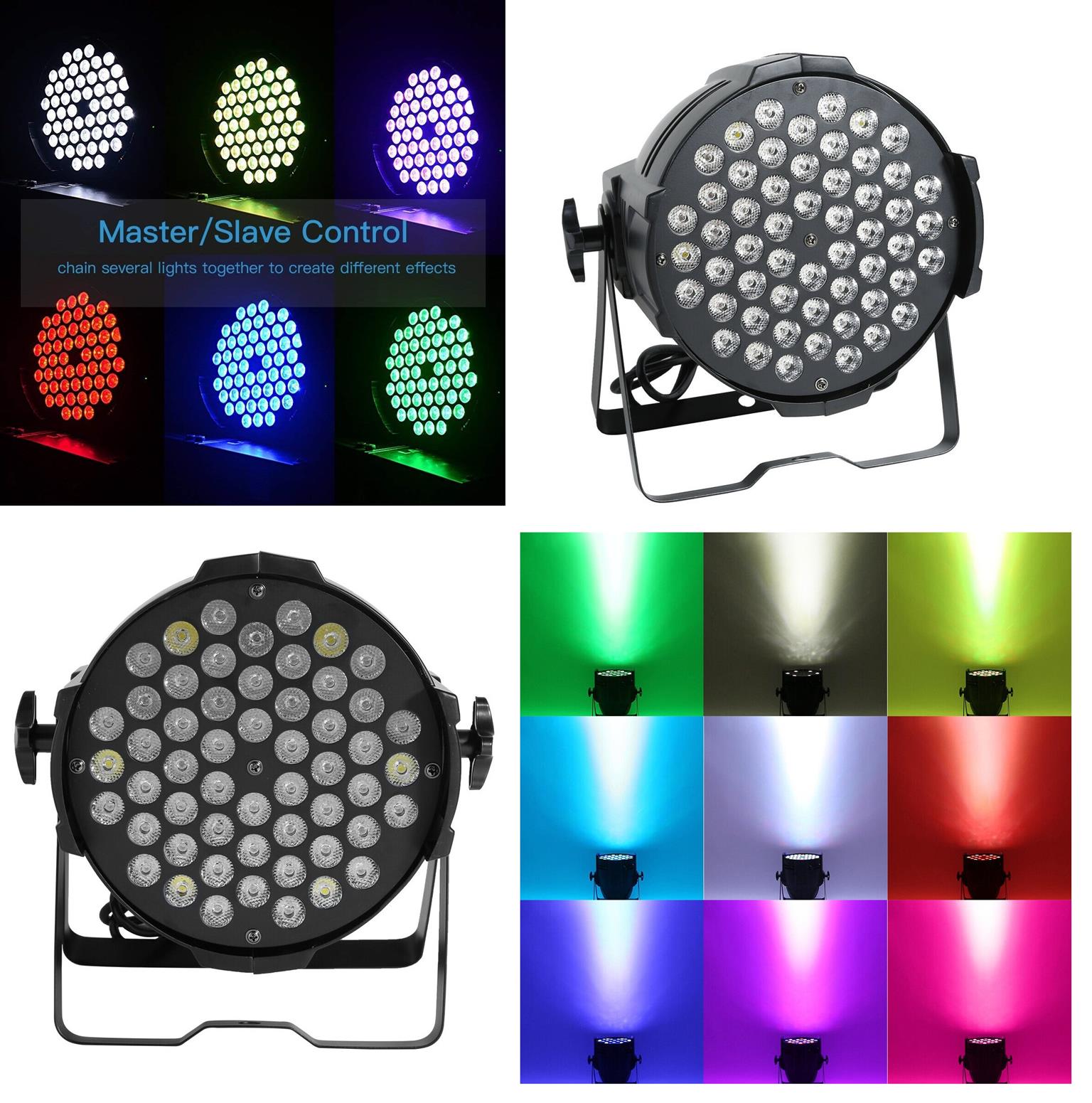 Professional Disco Stage DJ Party Wash LED Light DMX512 PARCAN RGBWA. Brand NEW
