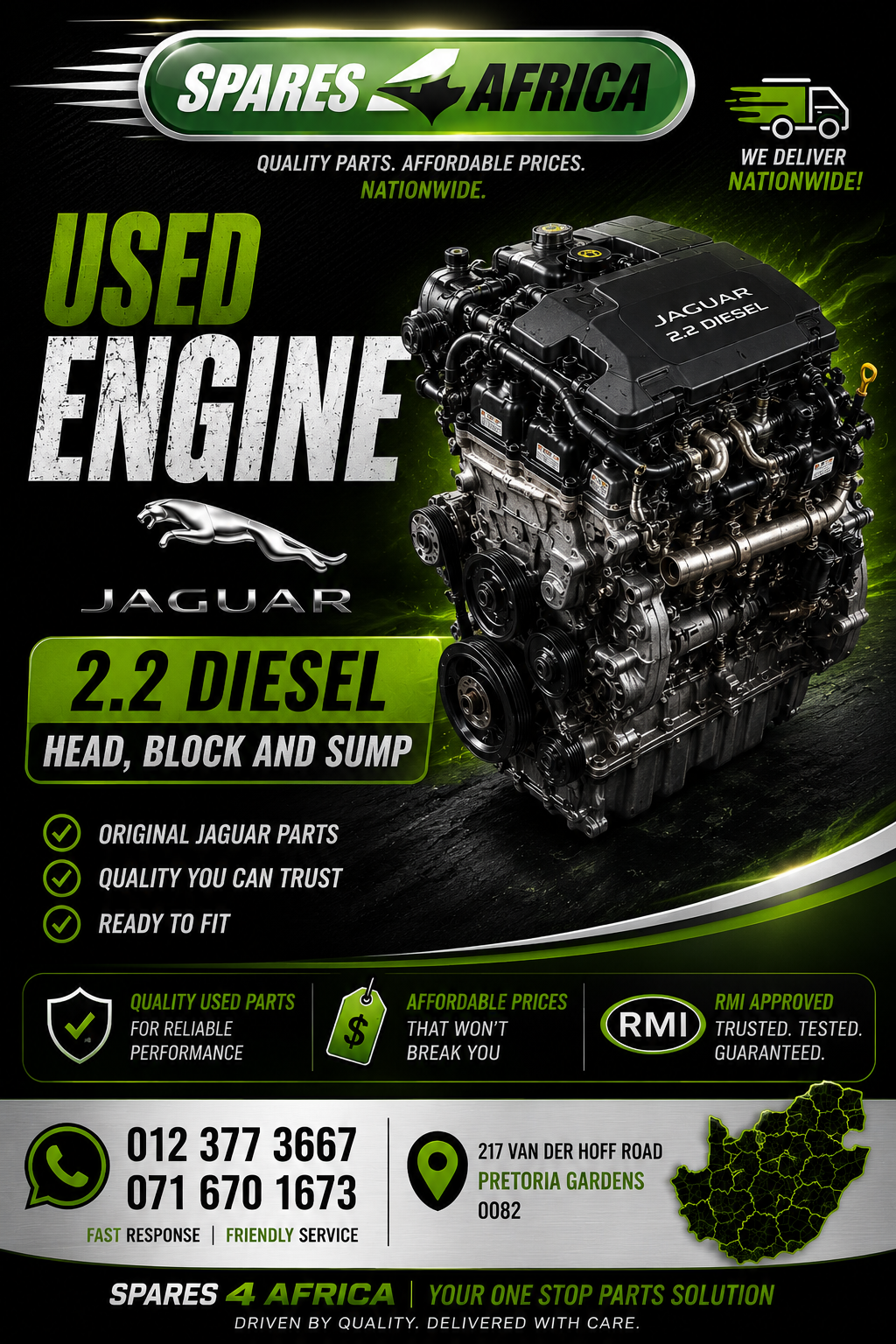 JAGUAR 2.2 DIESEL USED ENGINE FOR SALE - Private Seller JAGUAR 2.2 DIESEL USED ENGINE FOR SALE - Private Seller