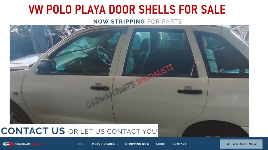 VW Polo Playa door shells for sale - Private Seller VW Polo Playa door shells for sale - Private Seller
