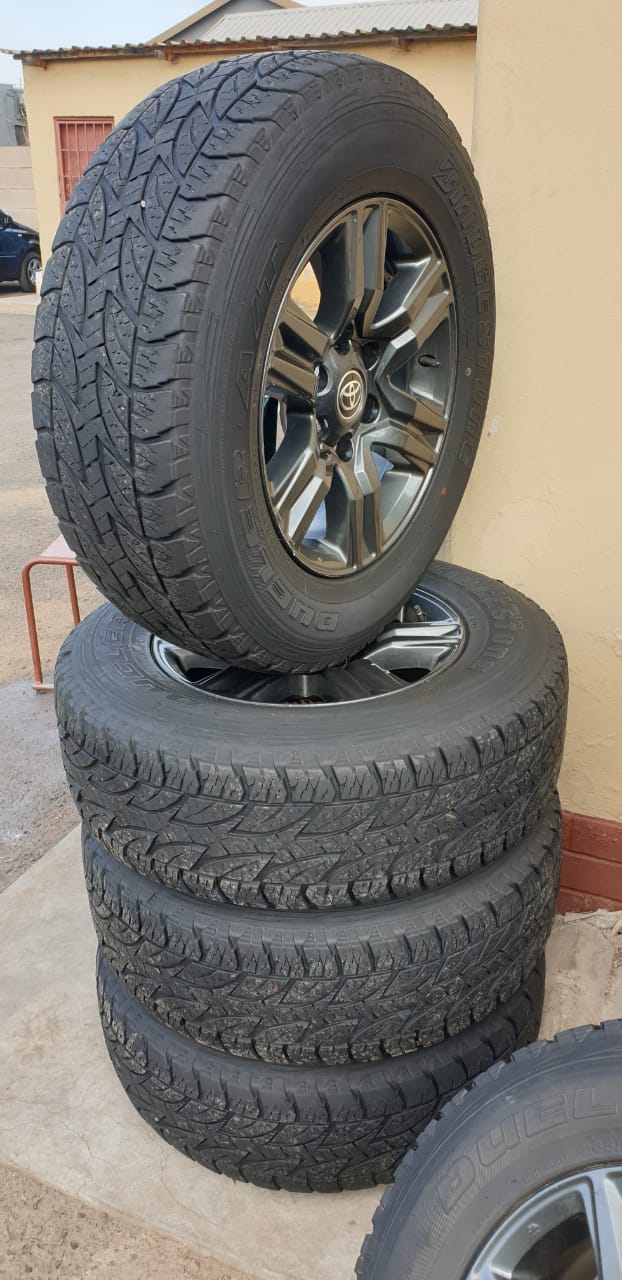 17 inch Toyota Hilux/Fortuner original mags with used 265/65/17 tyres - Private Seller 17 inch Toyota Hilux/Fortuner original mags with used 265/65/17 tyres - Private Seller