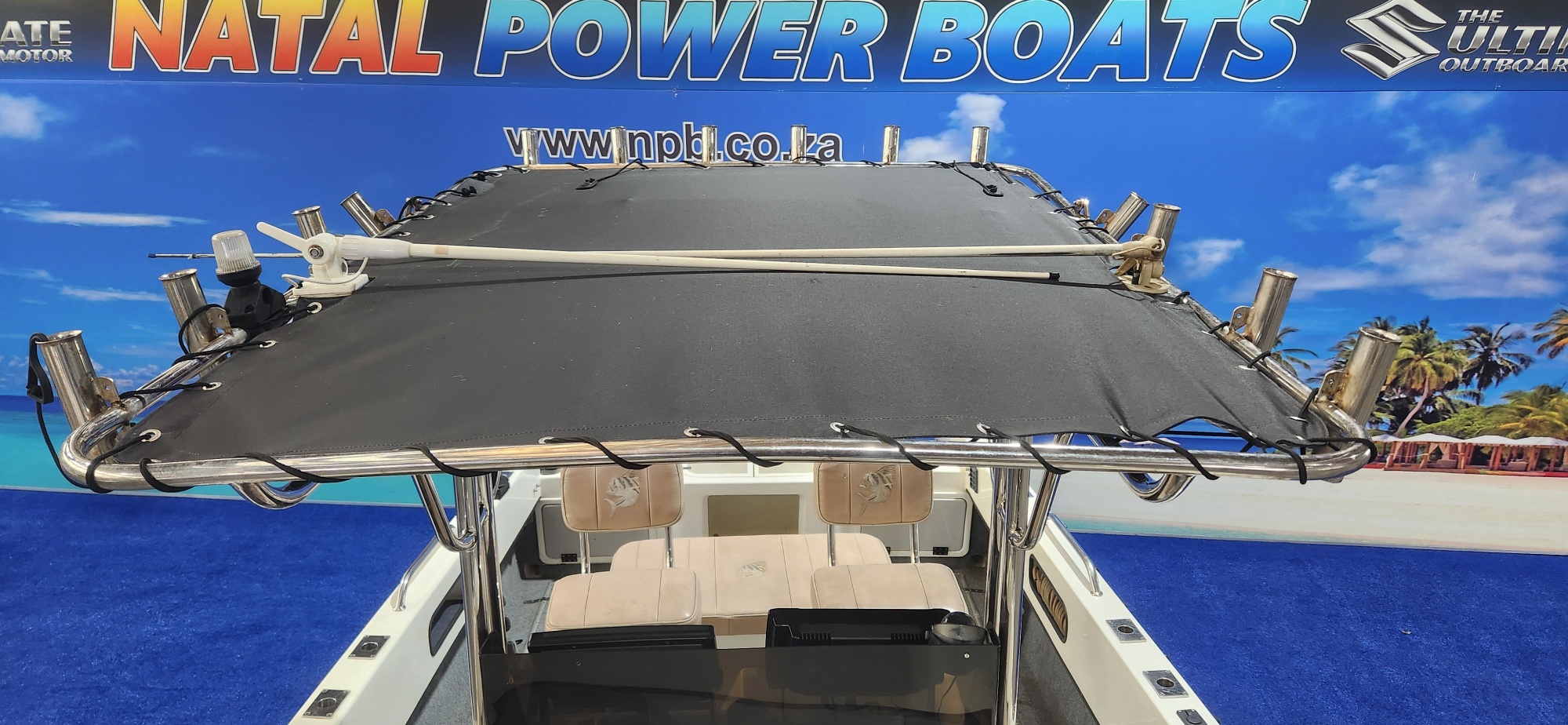TOMCAT 19 FT CC 2008 MODEL ON TRAILER 2 115 HP YAMAHA 4 STROKES