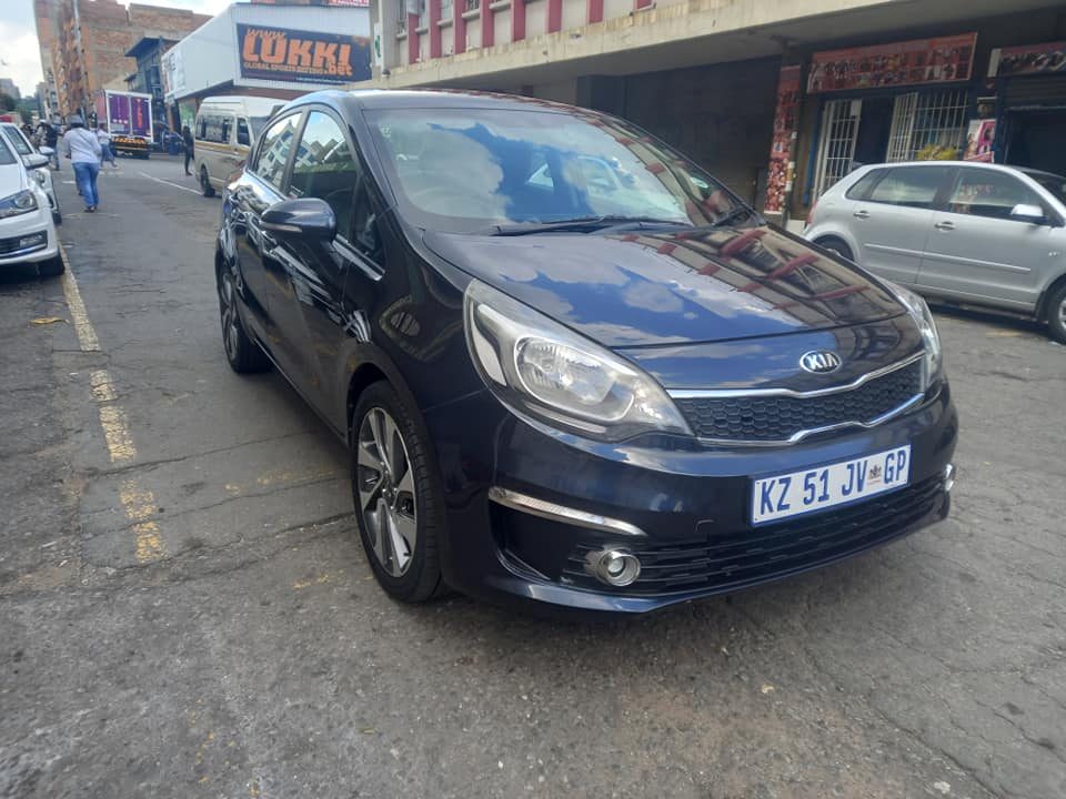 2017 KIA RIO 1.4 TEC PETROL, MANUAL TRANSMISSION, DARK BLUE COLOR, MILEAGE 66000KM