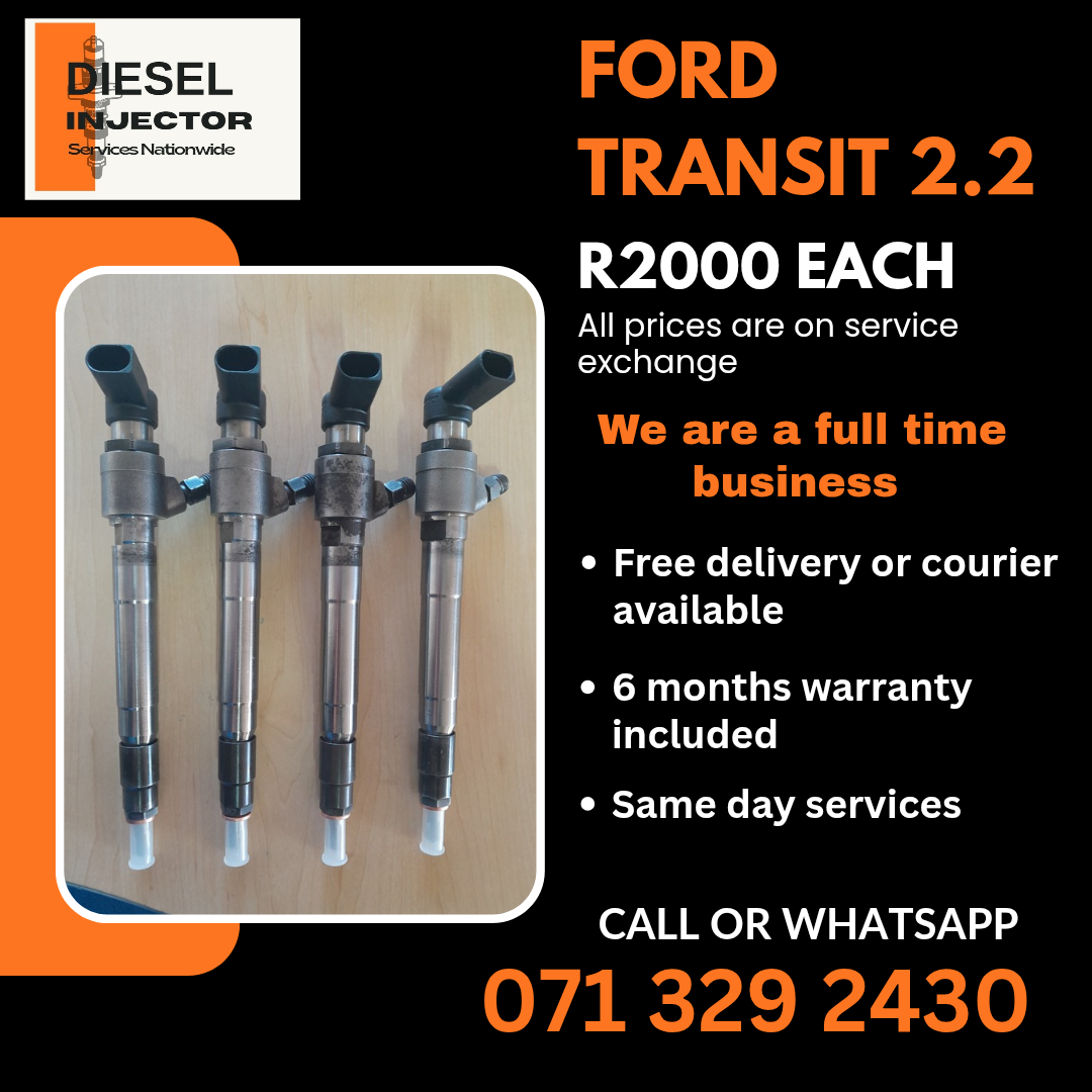 FORD TRANSIT 2.2 DIESEL INJECTORS FOR SALE WITH WARRANTY - Private Seller FORD TRANSIT 2.2 DIESEL INJECTORS FOR SALE WITH WARRANTY - Private Seller
