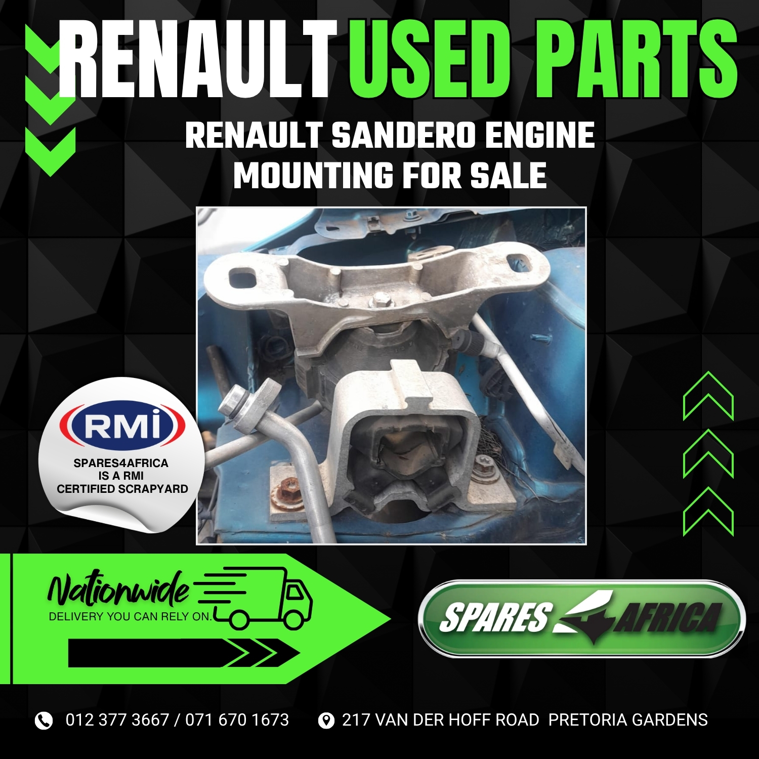 RENAULT SANDERO ENGINE MOUNTING (USED) – FOR SALE - Private Seller RENAULT SANDERO ENGINE MOUNTING (USED) – FOR SALE - Private Seller