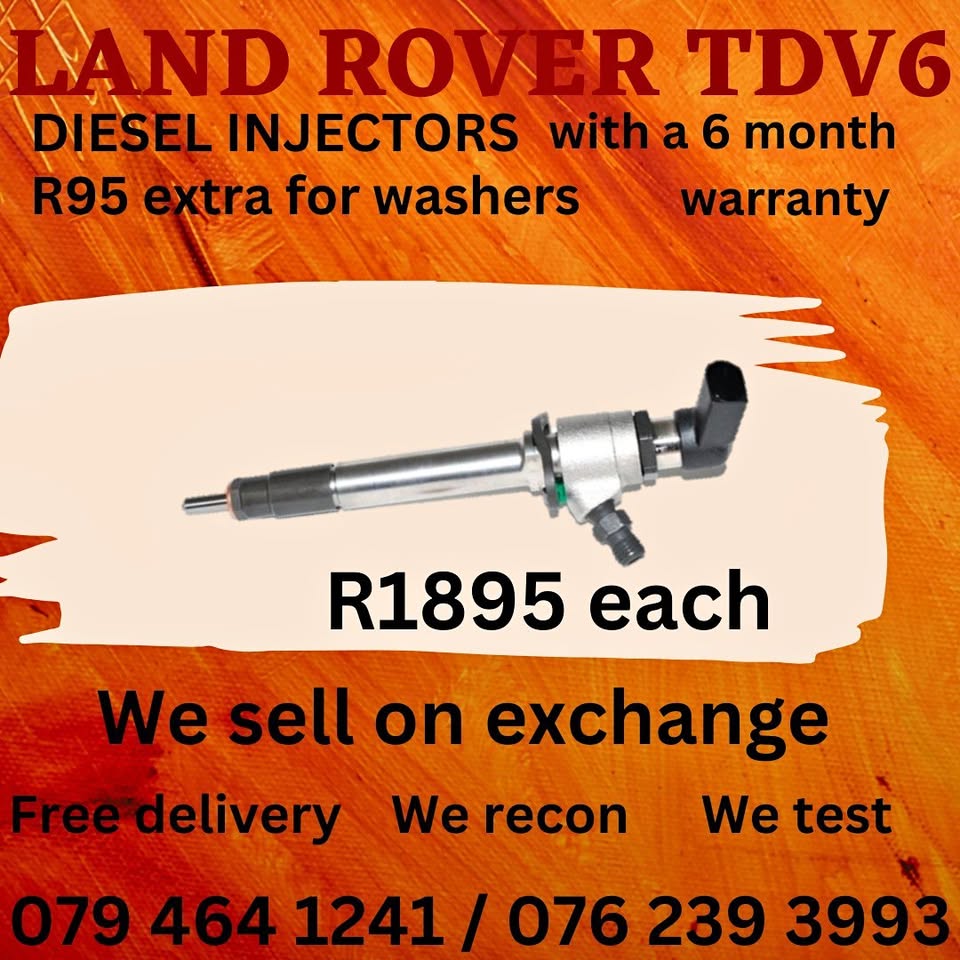 LAND ROVER TDV6 DIESEL INJECTORS - Private Seller LAND ROVER TDV6 DIESEL INJECTORS - Private Seller