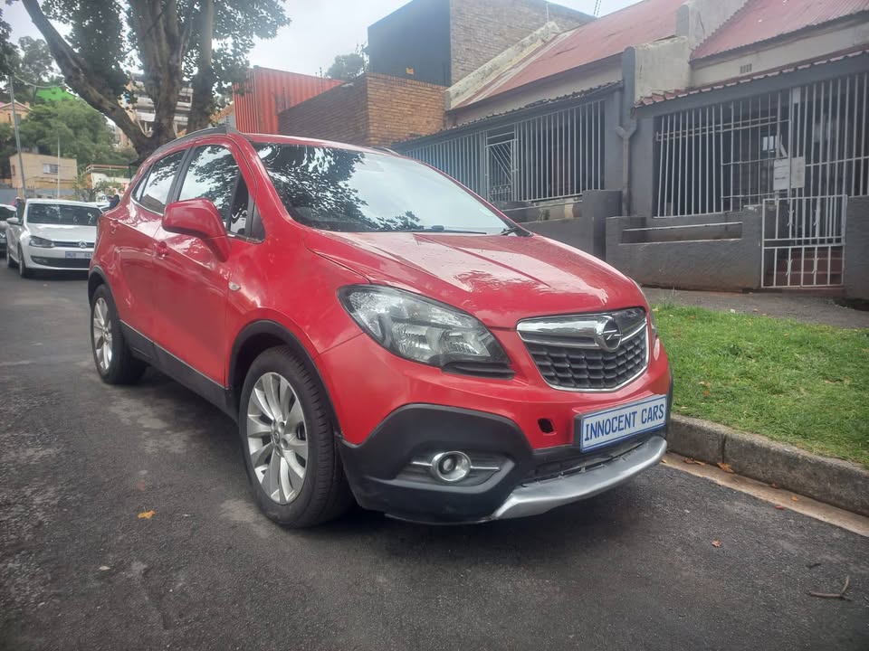 Opel Mokka TURBO 2015 Model 1.4 petrol, Automatic, Red Color, mileage  Leather i