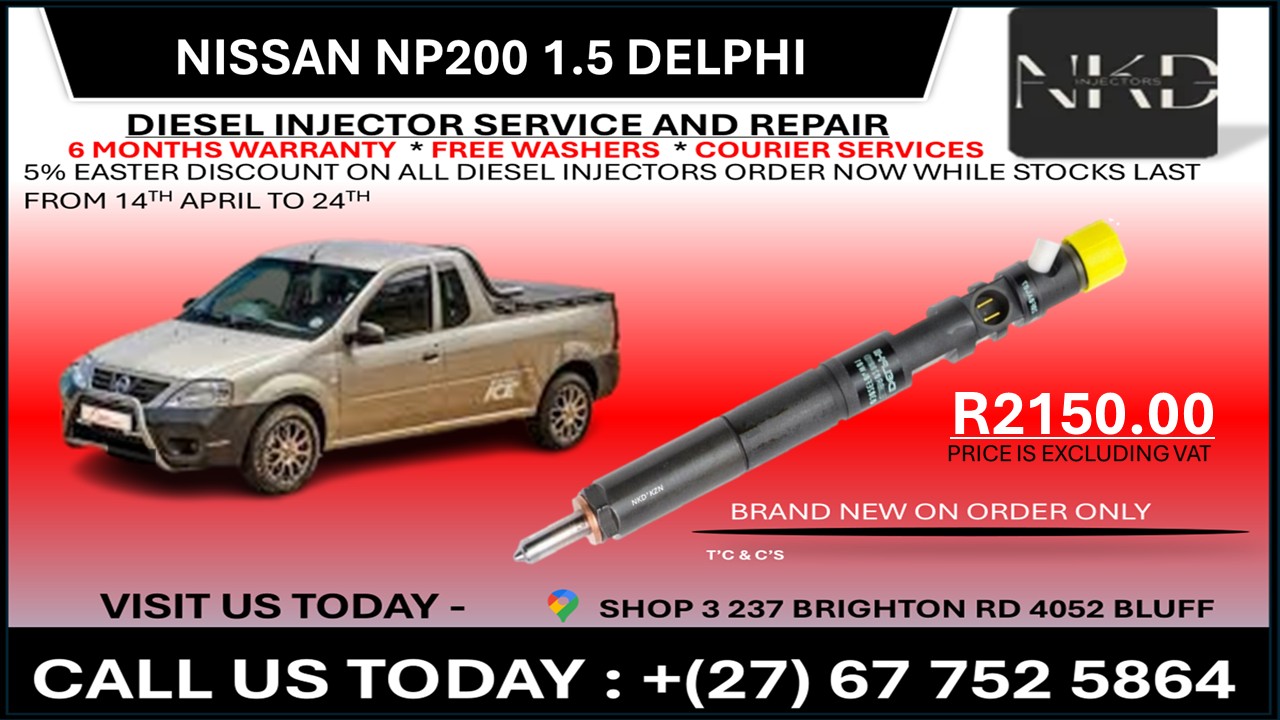 Nissan Np200 1.5L Diesel Injectors on Recondition - Private Seller Nissan Np200 1.5L Diesel Injectors on Recondition - Private Seller