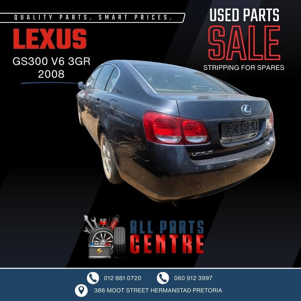 Lexus GS300 V6 3GR 2008 Automatic petrol - Stripping for Spares - Private Seller