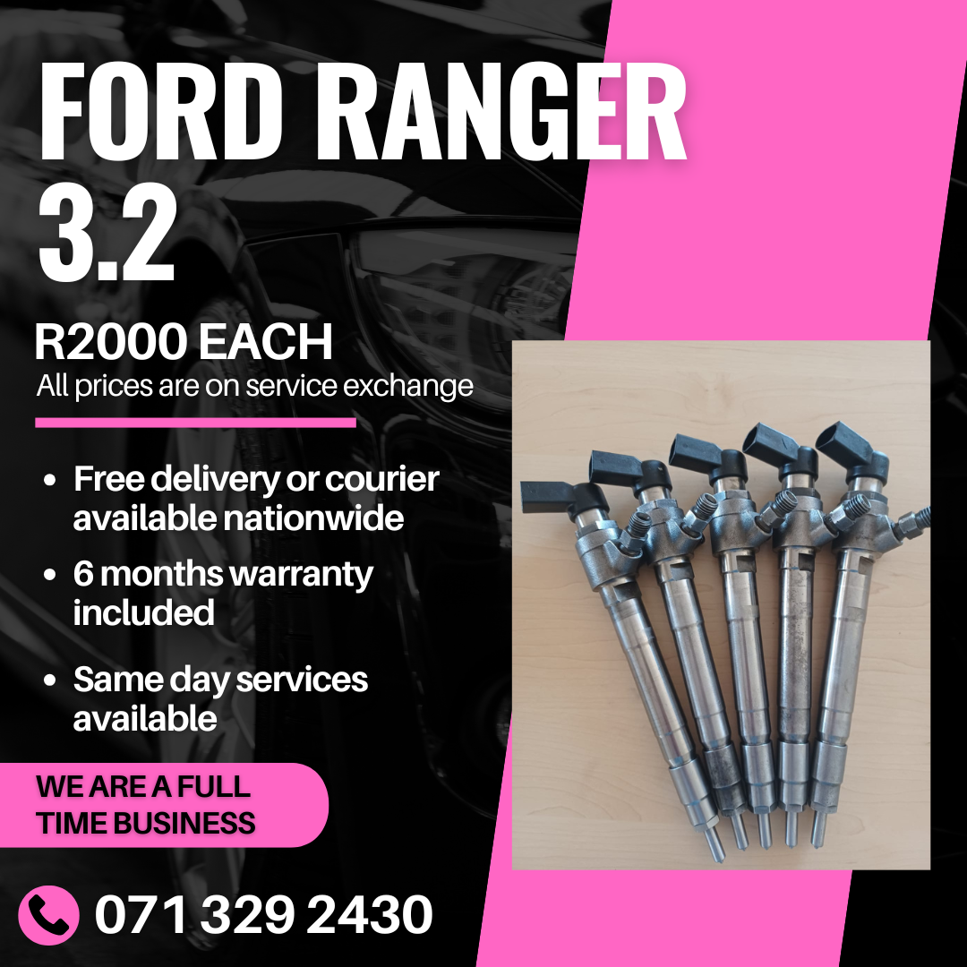 FORD RANGER 3.2 INJECTORS FOR SALE WITH WARRANTY - Private Seller FORD RANGER 3.2 INJECTORS FOR SALE WITH WARRANTY - Private Seller