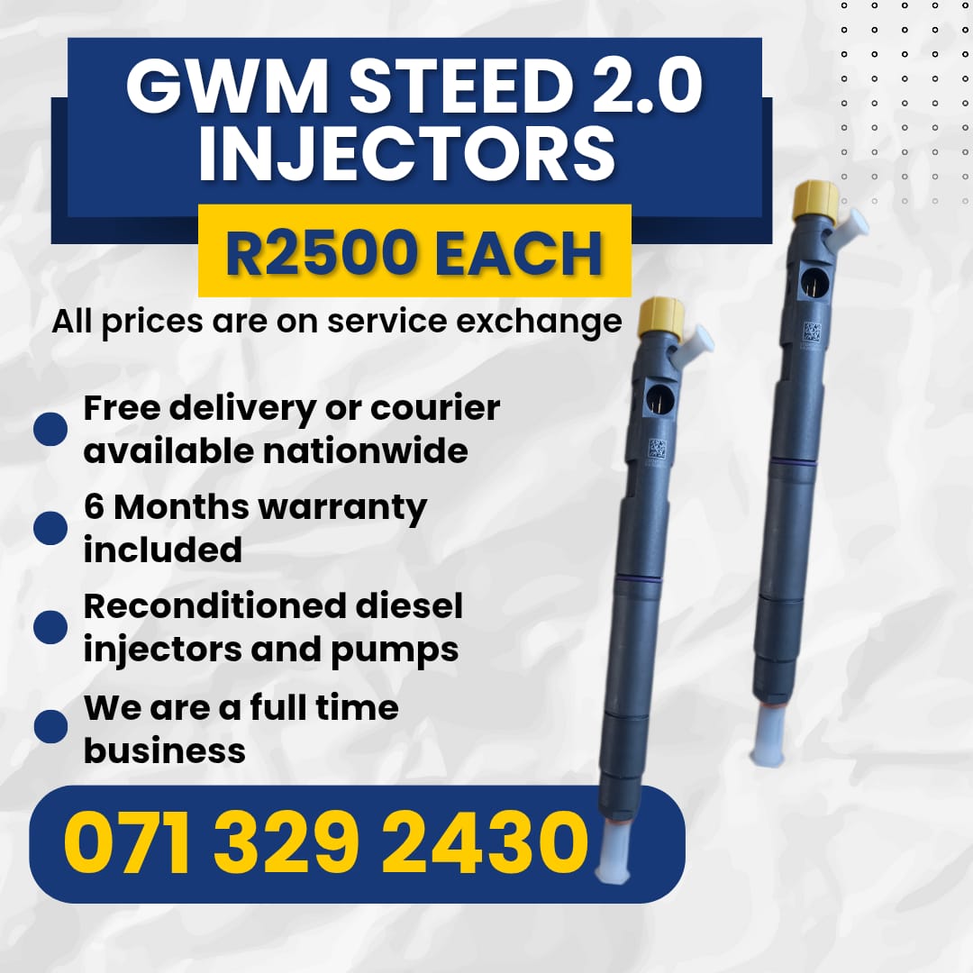 GWM STEED 5 2.0 INJECTORS FOR SALE WITH WARRANTY - Private Seller GWM STEED 5 2.0 INJECTORS FOR SALE WITH WARRANTY - Private Seller
