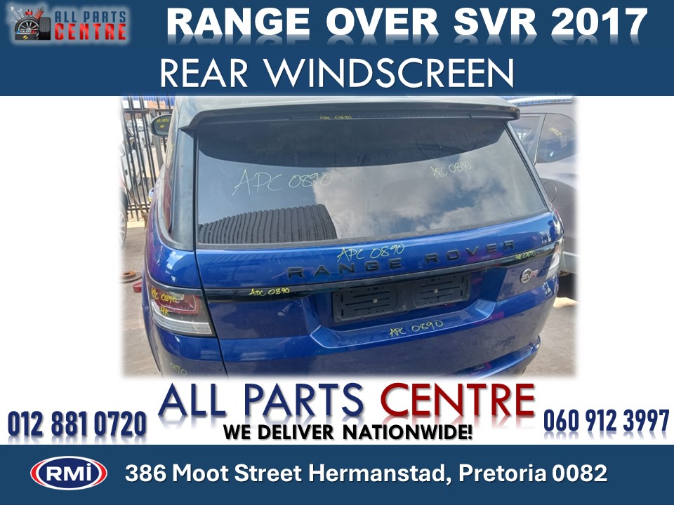 Range Rover SVR rear windscreen for sale Range Rover SVR rear windscreen for sale